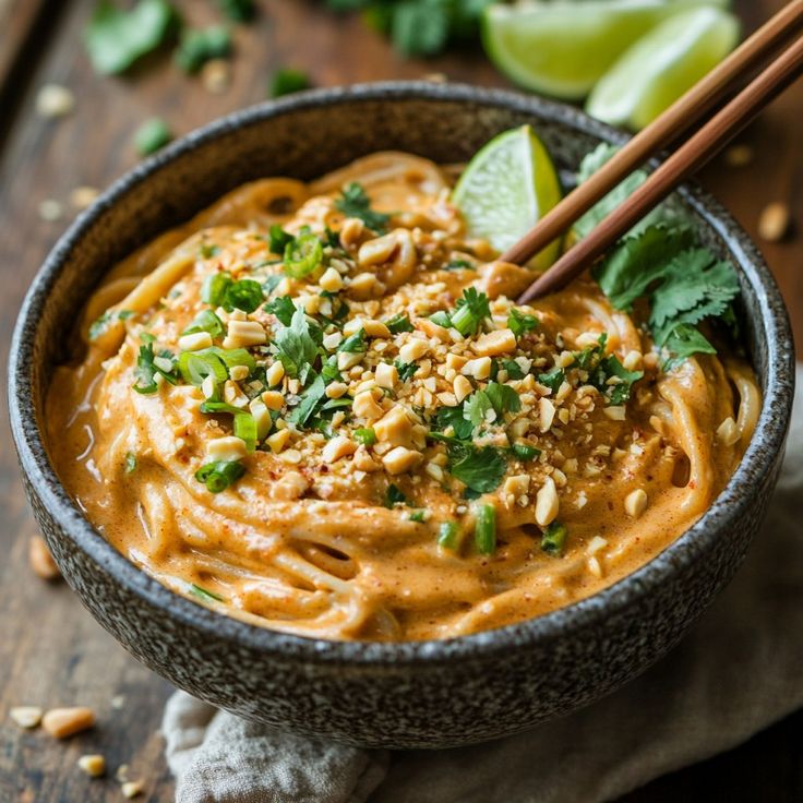 Peanut Butter Thai Noodles